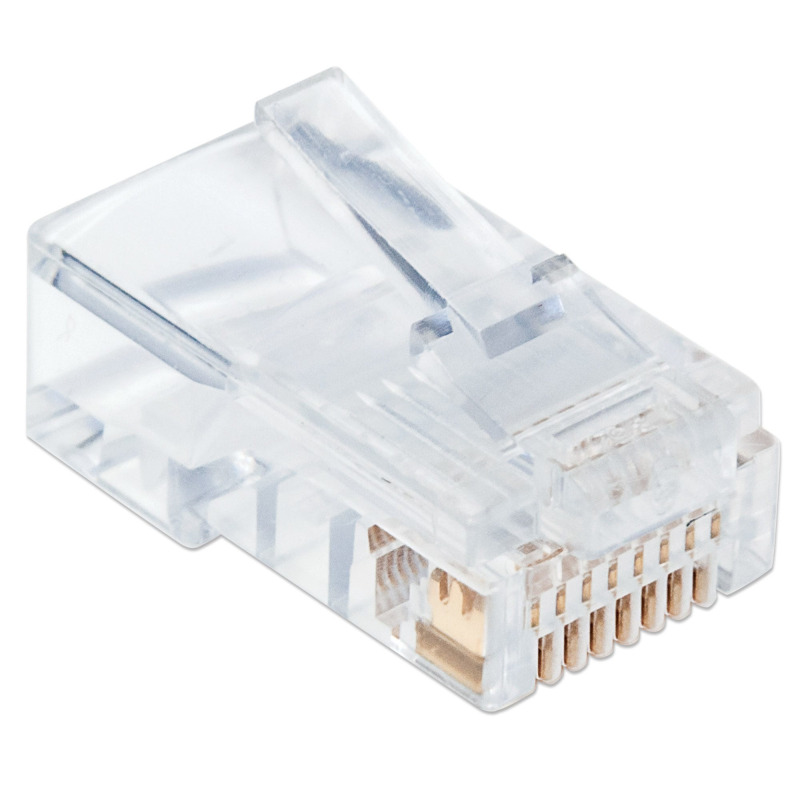 INTELLINET 790512 Plugs Modulares Intellinet RJ45 de 8 posiciones Cat 5e / Bote con 100 piezas / Contactos con chapa de oro de 50 µ / Admite 24 a 26 AWG image 3