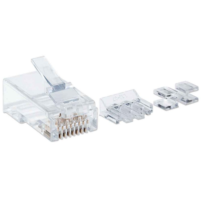 INTELLINET 790550 PLUG RJ45 CAT6A / SOLIDO UTP / BOTE 80 PZAS / ORO 50-MICRAS PRO / PARA CABLE SOLIDO (Sobre Pedido) image 4