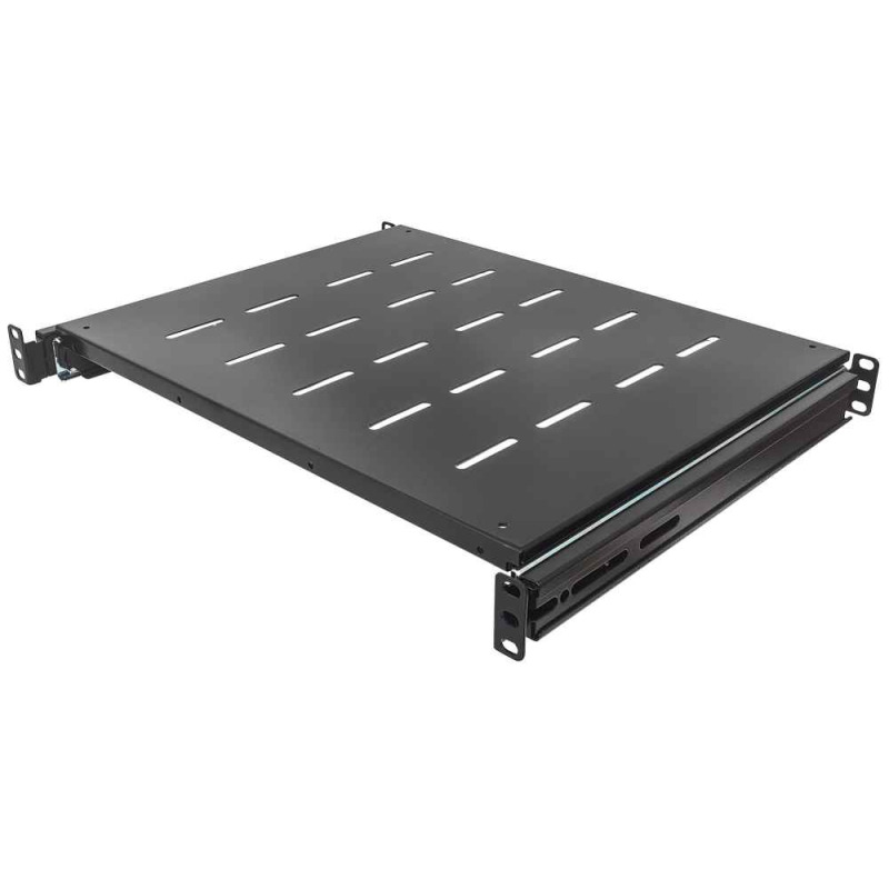 CHAROLA GABINETE 19 INTELLINET,712620, 1U, DESLIZABLE, AJUSTABLE 60-80CM, VENTILADA, 35KG