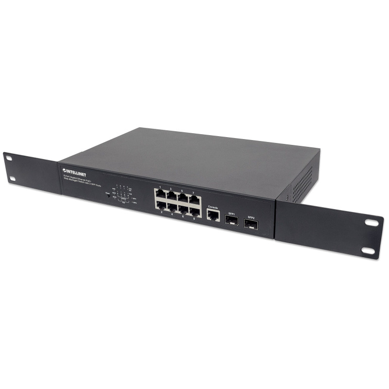 POE SWITCH ,INTELLINET,561167,WEBADMIN GB  8 PTOS 30W/PTO, 140W, 2 SFP PORTS image 7