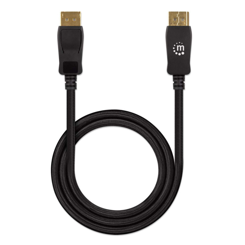 CABLE DISPLAYPORT,MANHATTAN,353625, V1.4 M-M 3.0M NEGRO 8K60HZ image 6