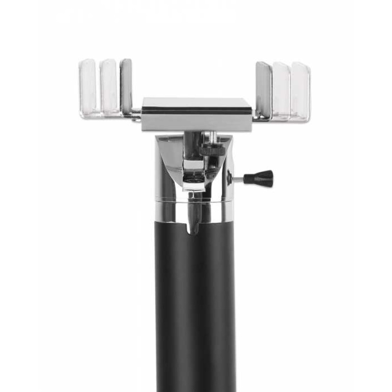 MANHATTAN 462242 Soporte seguro antirrobo y abrazadera ajustable para terminales punto de venta (lectores de tarjetas) con ancho entre 69 a 109 mm, Inclinación de +60 a -70°, giro de 360°, aluminio, negro image 10