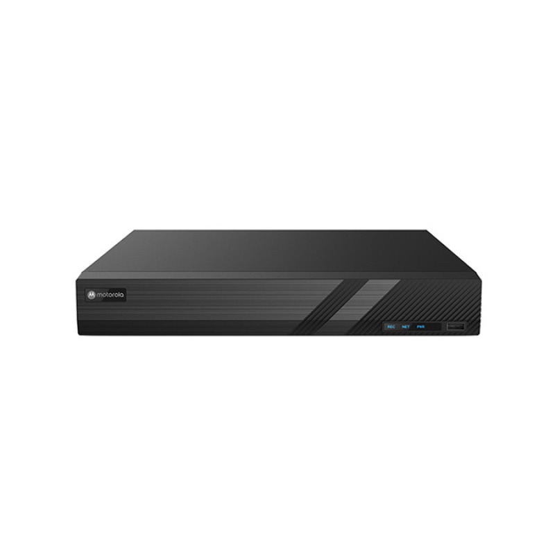 DVR MOTOROLA MTD161F0012 / 16 CANALES / 8 CANALES IPC ADICIONALES / 5 MP FULL HD DE 1080P / ANALITICOS / H.265/H.264/MJPEG / SATA X 2 / E- SATA X 1 / POS 4 CANALES / CYBERSEGURIDAD GDRP