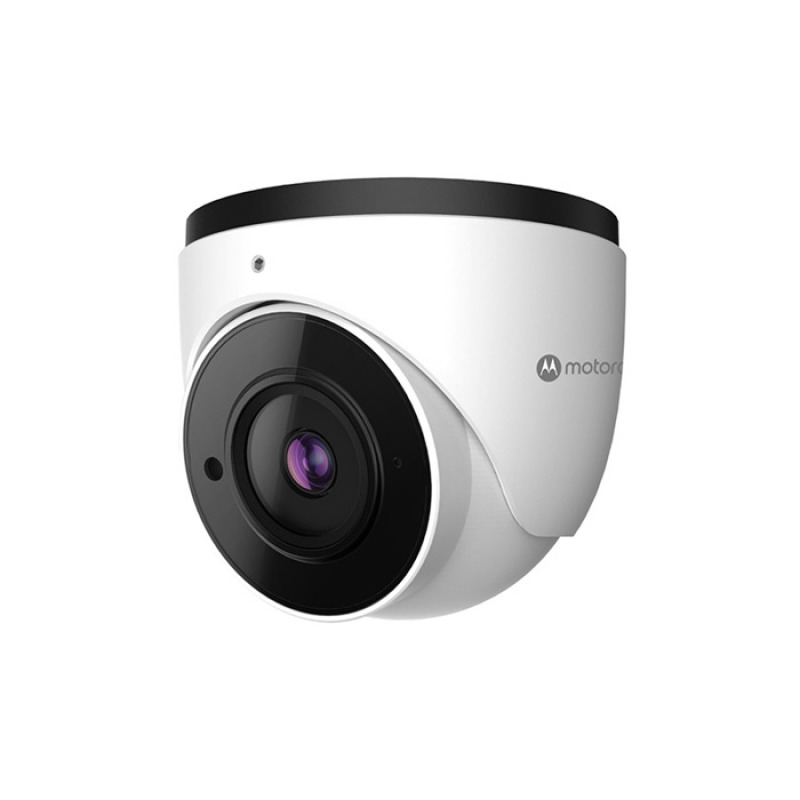 CAMARA IP MOTOROLA MTIDM032701 / DOMO METAL / LENTE FIJO / 2MP / ICR , DIA-NOCHE / IK10 / IP67 / ONVIF / POE / DNR , 3D , WDR / ANALITICOS / IR 30 M / CYBERSEGURIDAD GDRP / RANURA SD 128 GB