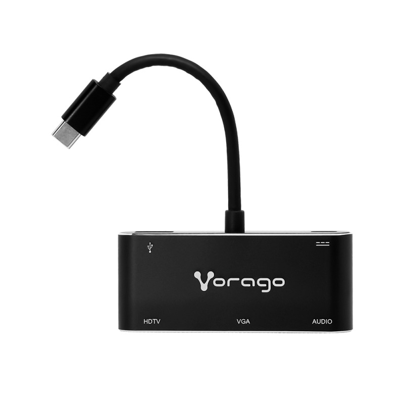 CONVERTIDOR VORAGO 5 EN 1 ADP-350 USB TIPO C A HDMI,VGA,USB 3.0,JACK 3.5MM,PD image 8