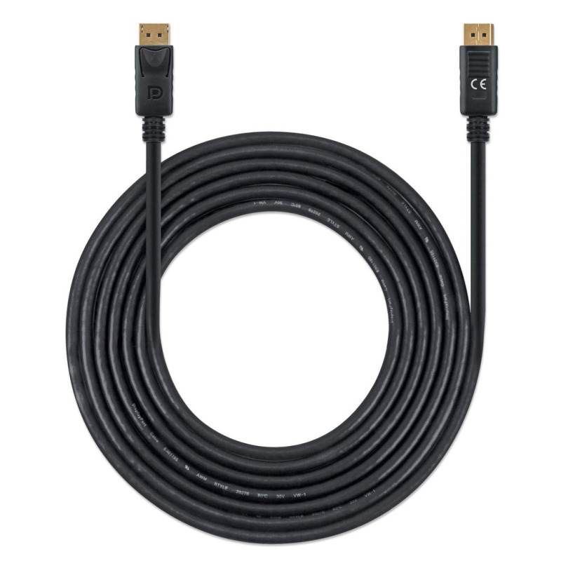 CABLE DISPLAYPORT,MANHATTAN,355582, V1.4 M-M, 3.0M NEGRO 8K60HZ image 6
