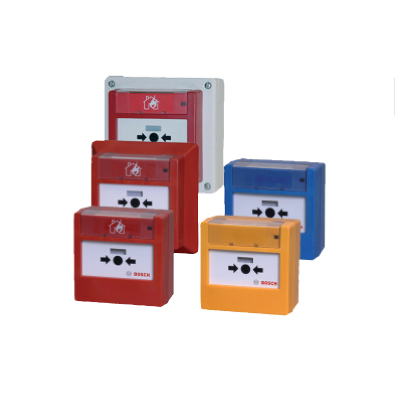 BOSCH F_FMC420RWGSRRD - Pulsador manual LSNI interior rojo RESTABLECIBLE