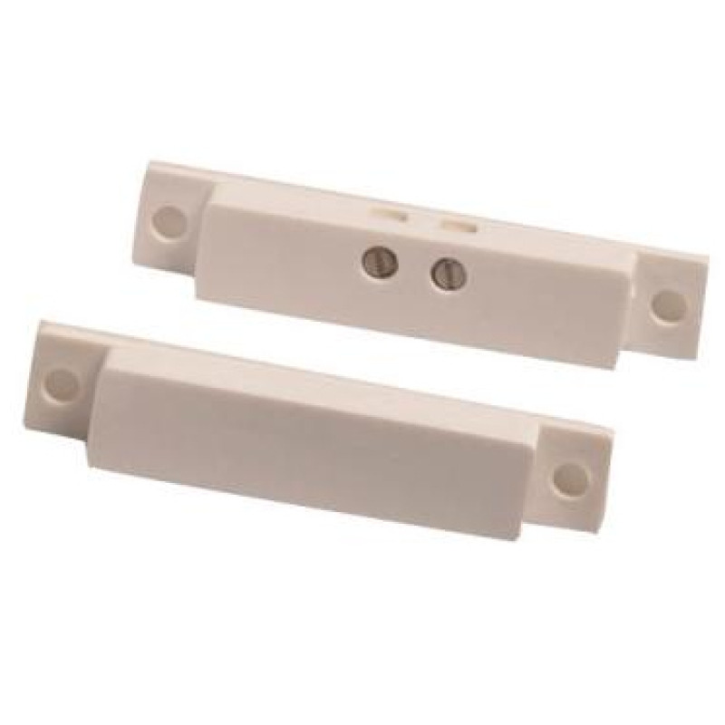 BOSCH I_ISNC60W - Paquete de 10 contactos magneticos de conexion terminal fina Compatible panel alarma BOSCH / RISCO / DSC / IHORN /