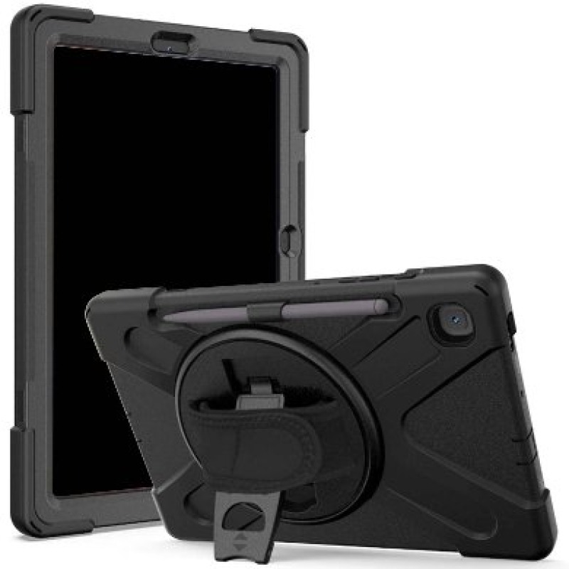 FUNDA BROBOTIX DE USO RUDO, CON CORREA Y GIRO 360 GRADOS  PARA SAMSUNG GALAXY TAB S6 LITE 10.4 SM-P610, SM-P615, SM-P613, SM-P619 image 3