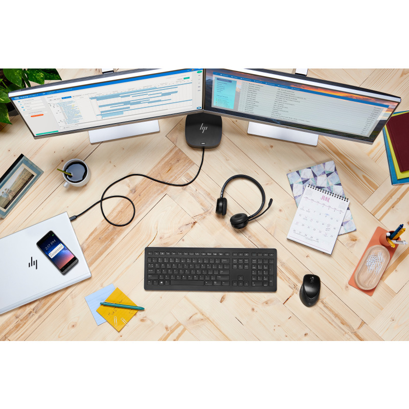 DOCKING UNIVERSAL HP G5 CONEXION USB TIPO C / 2 DISPLAY PORT/1 RJ45/1 USB TIPO C/ 4 USB 3.0/ 1 HDMI 2.0/1 CLAVIJA DE AUDIO COMBO/CARGA NOTEBOOKS HASTA DE 100W POR USB-C 3.0 image 20