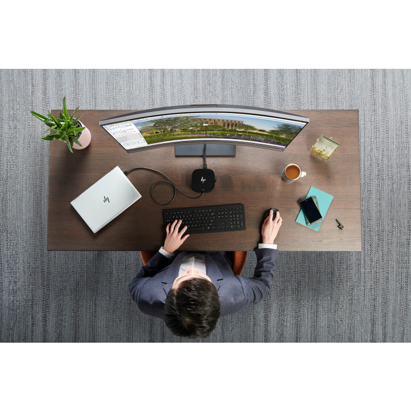 DOCKING UNIVERSAL HP G5 CONEXION USB TIPO C / 2 DISPLAY PORT/1 RJ45/1 USB TIPO C/ 4 USB 3.0/ 1 HDMI 2.0/1 CLAVIJA DE AUDIO COMBO/CARGA NOTEBOOKS HASTA DE 100W POR USB-C 3.0 image 19