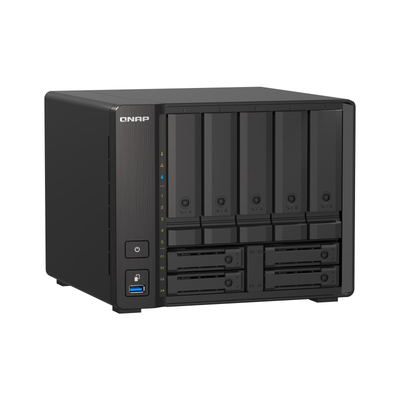 NAS QNAP TS-H973AX-8G/ 9 BAHIAS /5 DE 3,5 4 DE 2,5/NUCLEO CUADRUPLE 2.2GHZ/8GB DDR4 SODIMM HASTA 64GB/2 PTO 2,5 GBE/1 PTO 10 GBE /USB 3.2 X3/ HOTSWAP/ NO INCLUYE DISCOS/ AMD image 9