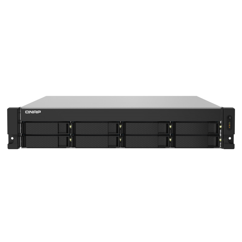 NAS QNAP TS-832PXU-RP-4G/FUENTE REDUNDANTE/ 8 BAHIAS SATA HDD 3,5/RACK 2U/NUCLEO CUADRUPLE 1.7GHZ/4GB DDR4 UDIMM AMPLIABLE A 16GB/2 PTO 2,5 GBE /2 PTO 10 GBE /USB 3.2 X4/ HOTSWAP/ NO INCLUYE DISCOS