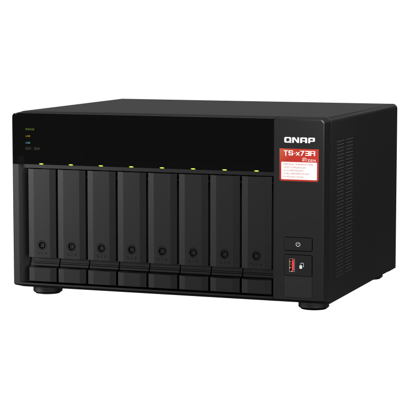 NAS QNAP TS-873A-8G-US /8 BAHIAS SATA DE 3,5 /NCLEO CUADRUPLE 2.2GHZ/ 8GB DDR4 HASTA 64 GB/ LAN 2,5 GBE X2/ USB 3.2 X2/HOT SWAP/ SOPORTA M.2 2280/ NO INCLUYE DISCOS image 10