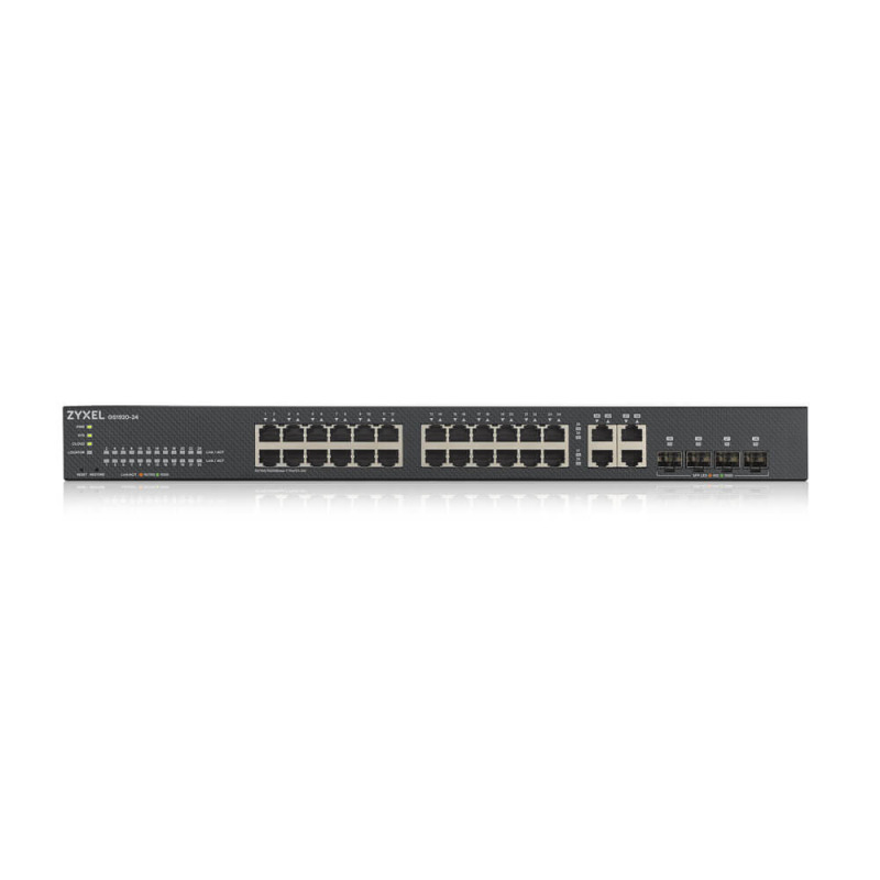 Zyxel GS1920-24V2 dispositivo de redes Gestionado Gigabit Ethernet (10/100/1000) Negro image 3