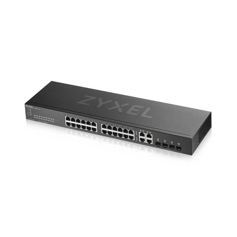 Zyxel GS1920-24V2 dispositivo de redes Gestionado Gigabit Ethernet (10/100/1000) Negro image 5