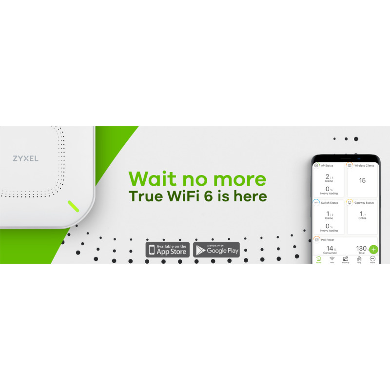 Zyxel NWA110AX punto de acceso inalámbrico 1775 Mbit/s Blanco Energía sobre Ethernet (PoE) image 9