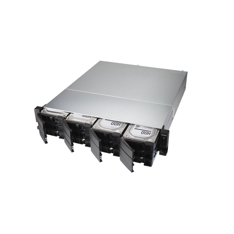 NAS QNAP TS-H1886XU-RP-R2-D1622-32G/FUENTE REDUNDANTE/ 18 BAHIAS 12 SATA DE 3,5 6 SATA DE 2,5 /RACK 2U/NUCLEO CUDRUPLE 2.6 GHZ/32GB DDR4 HASTA 128 GB/4 PTO 2,5 GBE /2 PTO SFP 10 GBE/ USB 3.2 image 4