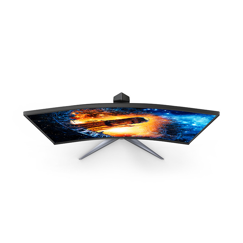 MONITOR AOC GAMER CURVO 23.6 / NEGRO - ROJO / PANEL VA / HDMI VGA DISPLAYPORT / ASPECTO 16:9 / TR 1 MS / AMD FREE SYNC / 165 HZ / RESOLUCION 1920 X 1080 / 250 CD/M2 / 80 MILLONES A 1 / VESA 100X100 image 5