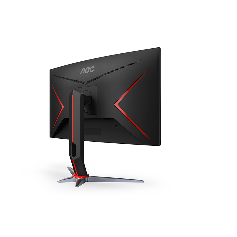 MONITOR AOC GAMER CURVO 23.6 / NEGRO - ROJO / PANEL VA / HDMI VGA DISPLAYPORT / ASPECTO 16:9 / TR 1 MS / AMD FREE SYNC / 165 HZ / RESOLUCION 1920 X 1080 / 250 CD/M2 / 80 MILLONES A 1 / VESA 100X100 image 8