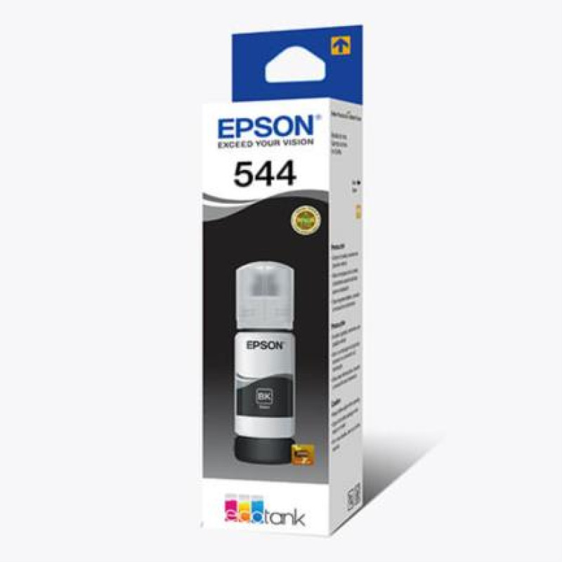 CARTUCHO EPSON MODELO T544 NEGRO, TINTA DYE, PARA L1210, L3210, L3250, L3110, L3150, L5190