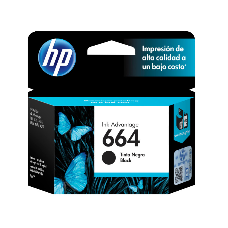 TINTA HP 664 F6V29AL NEGRO DESKJET 1115/3835/2135/3635 (120 PAG) image 5