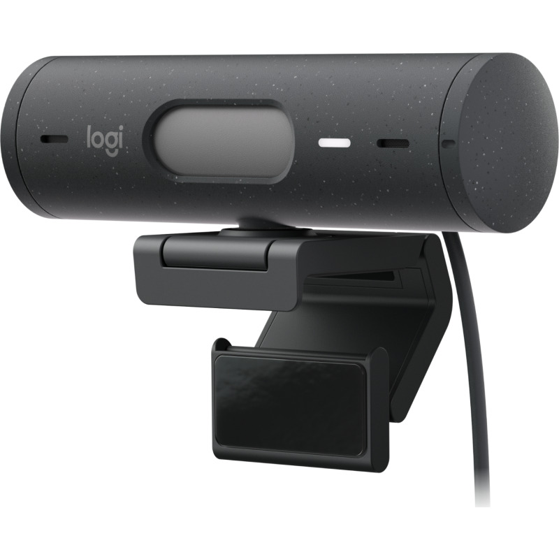 WEBCAM LOGITECH BRIO 500 GRAFITO FHD 1080 A 30 FPS AUTO ENFOQUE, MICRÓFONO IA USB-C WIN/MAC OS image 3