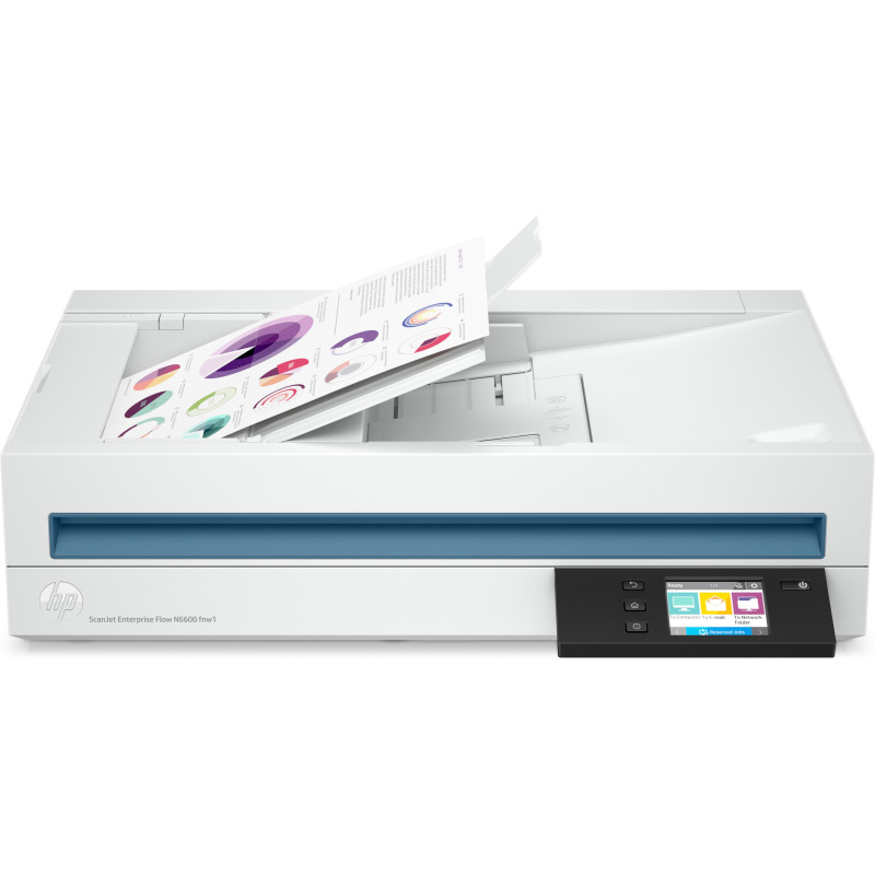 ESCANER OPS HP ENTERPRISE FLOW N6600 FNW1, 75 PPM/150 IPM, 300 DPI, ADF, USB, WFI, ETHERNET, DUPLEX, FOTOGRAFICO. image 3