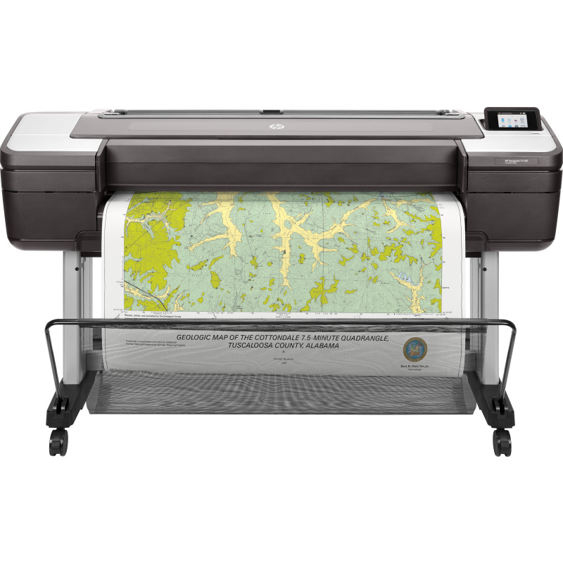 PLOTTER HP DESIGNJET T1700PS, 44 PULGADAS, 111 CM, IMPRESORA, 6 TINTAS, RED, 1VD87A