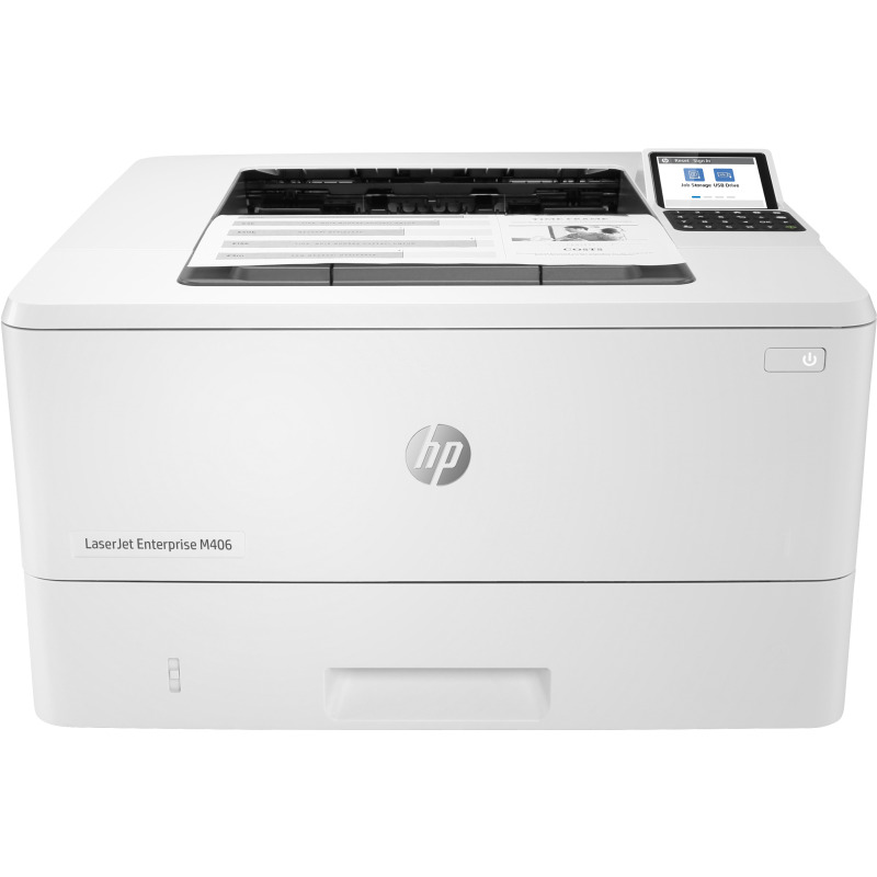 IMPRESORA HP OPS ENTERPRISE M406DN, 42 PPM, LASERJET, USB, ETHERNET, MONOCROMATICA