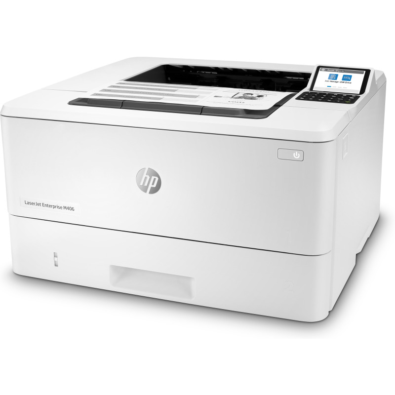 IMPRESORA HP OPS ENTERPRISE M406DN, 42 PPM, LASERJET, USB, ETHERNET, MONOCROMATICA image 3