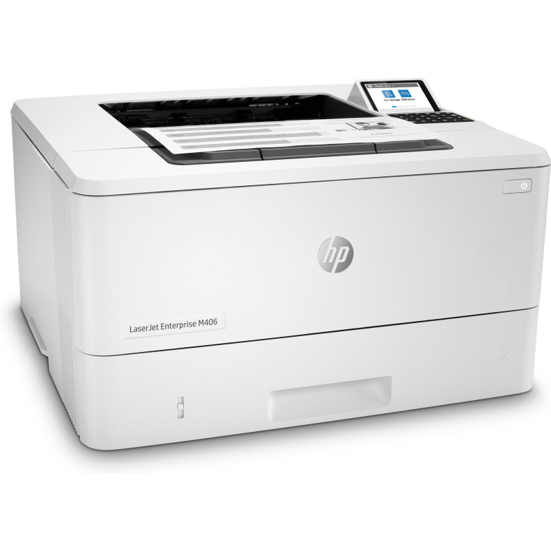 IMPRESORA HP OPS ENTERPRISE M406DN, 42 PPM, LASERJET, USB, ETHERNET, MONOCROMATICA image 4