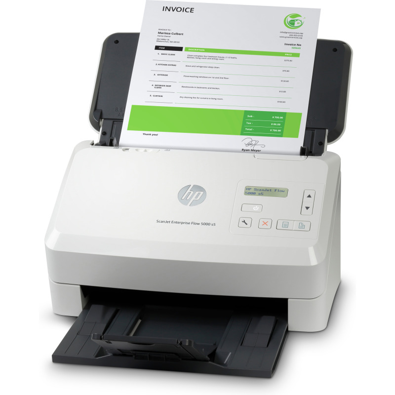ESCANER OPS HP ENTERPRISE FLOW 5000 S5, 65 PPM/100 IPM, 300 DPI, ADF, USB, DUPLEX image 3