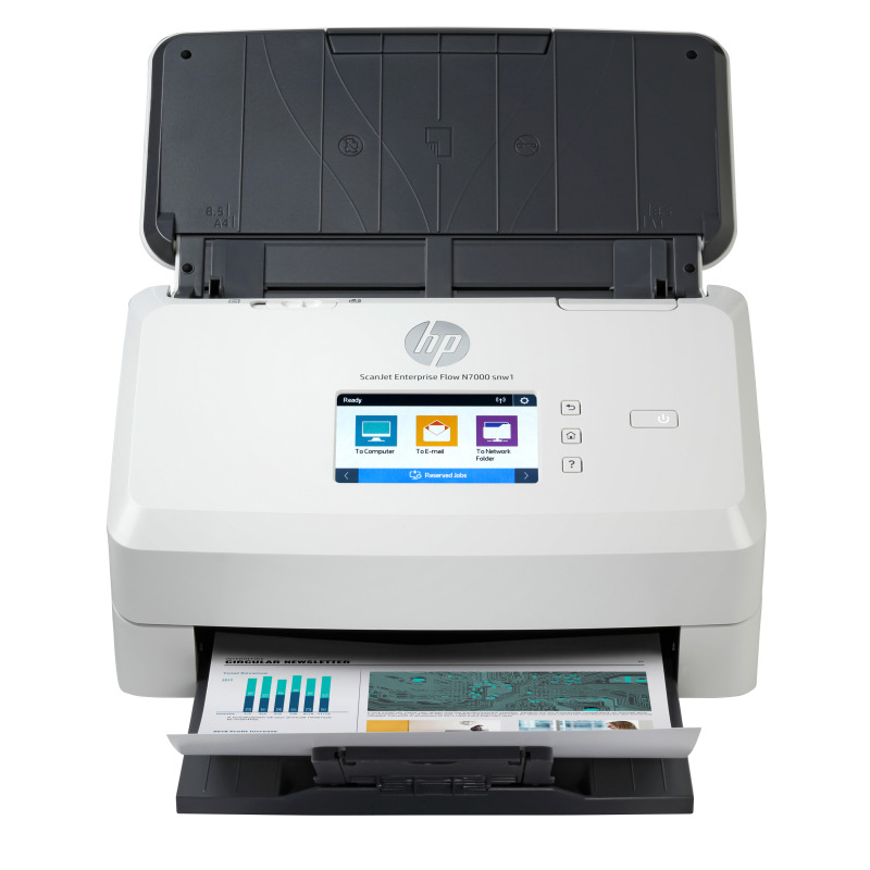 ESCANER OPS HP ENTERPRISE FLOW N7000 SNW1, 75 PPM/150 IPM, 300 DPI, ADF, USB, WFI, ETHERNET, DUPLEX, FOTOGRAFICO image 2