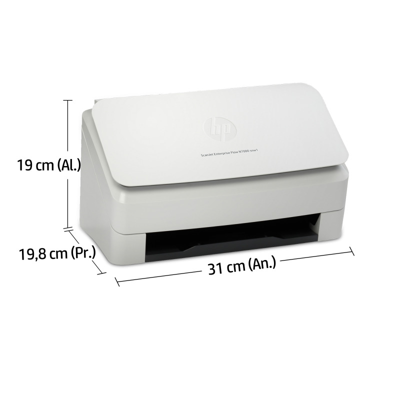 ESCANER OPS HP ENTERPRISE FLOW N7000 SNW1, 75 PPM/150 IPM, 300 DPI, ADF, USB, WFI, ETHERNET, DUPLEX, FOTOGRAFICO image 11