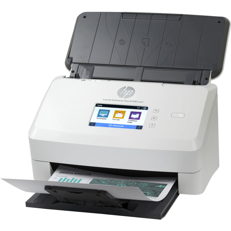 ESCANER OPS HP ENTERPRISE FLOW N7000 SNW1, 75 PPM/150 IPM, 300 DPI, ADF, USB, WFI, ETHERNET, DUPLEX, FOTOGRAFICO image 5