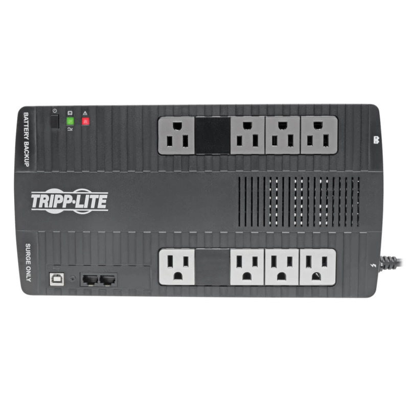 NOBREAK TRIPP-LITE AVR550U 8 CONT. C/R C/FM NEGRO. GARANTIA LIMITADA POR 3 AñOS. image 4