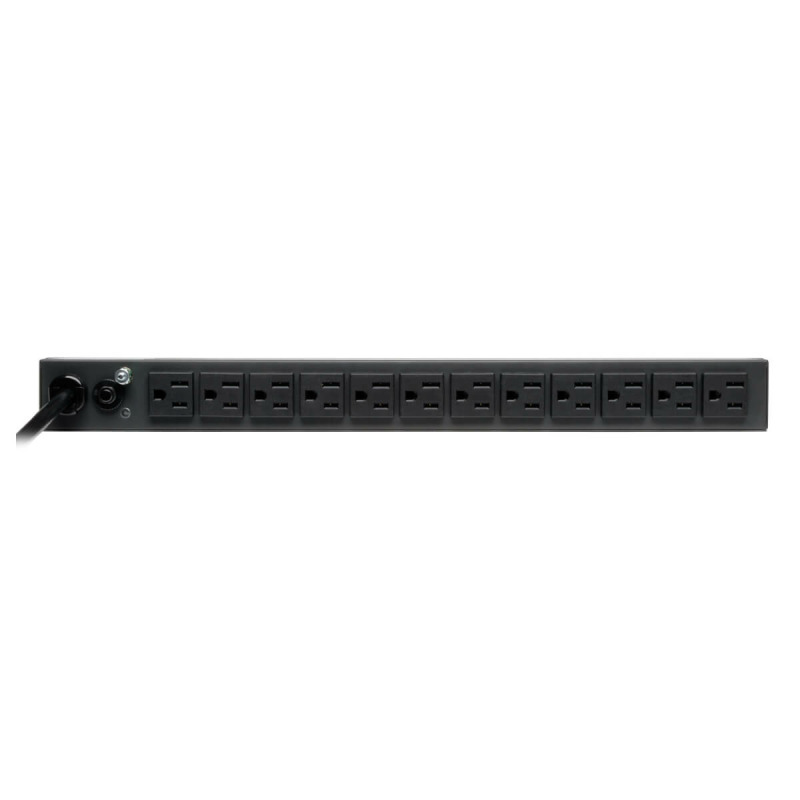 PDU TRIPP-LITE BASICO MONOFASICO DE 1.8 KW, 120V, 13 CONTACTOS NEMA 5-15-R, ENTRADA CLAVIJA NEMA 5-15-P, CABLE 4.57M (15 PIES), 1U DE RACK. image 4