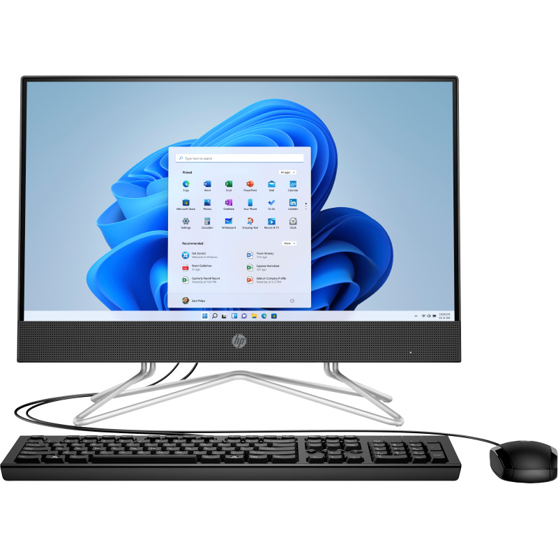 COMPUTADORA HP 200 G4 AIO CI5-10210 21.5  8G 256SSD NO/DVD W11PRO DWN W10P