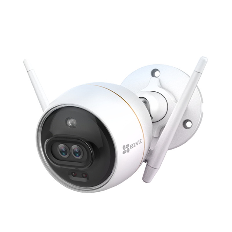 Bala IP 2 Megapíxel / WiFi  / Doble Lente / COLORES EN OSCURIDAD / Deteccion de Personas o Vehículos  / Cruce de Línea / Intrusión a un área / Audio de dos vías / Luz Estroboscópica / Sirena / MicroSD