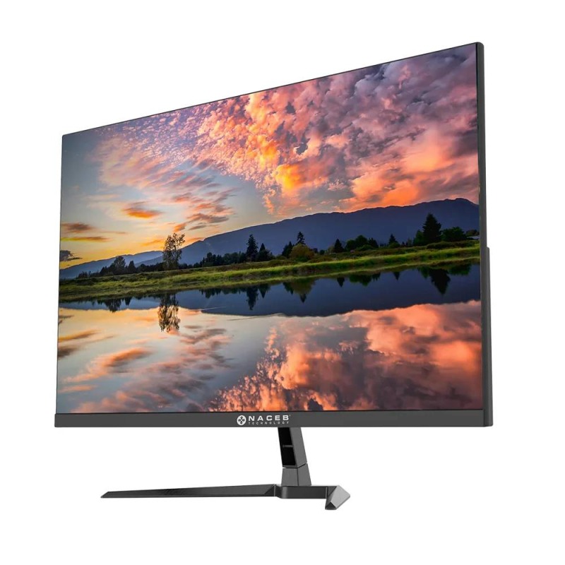 MONITOR LED  27" NACEB (NA-0642) 1920 X 1080 FULL HD FDH, 100HZ, IPS HDMI+VGA, NEGRO