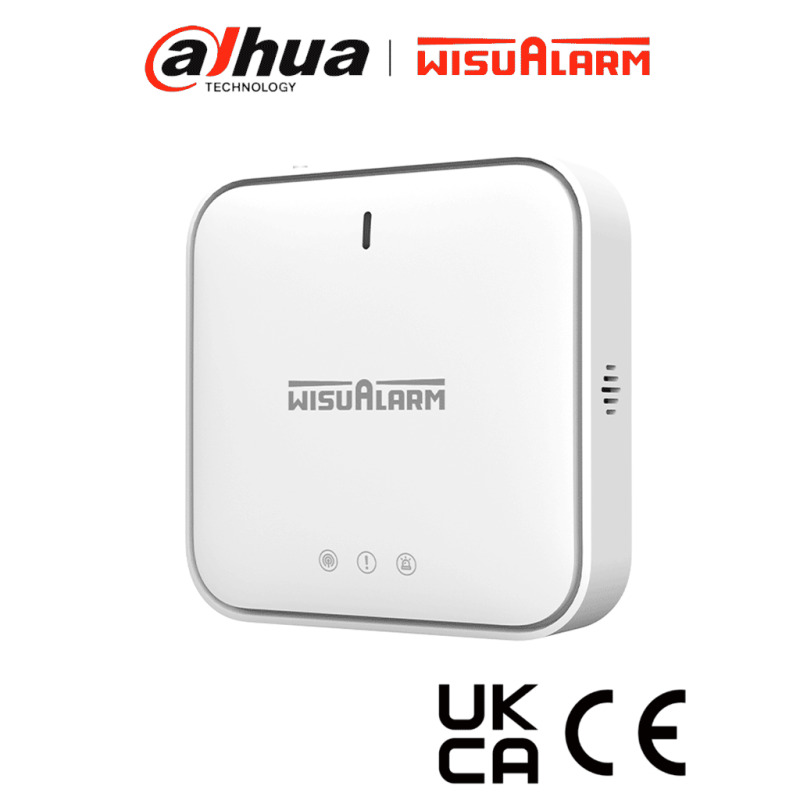 DAHUA WISUALARM DHI-HY-GW01A - Gateway Inalámbrico con comunicación dual Ethernet y WiFi, Cuenta con 4 indicadores LED, Centraliza hasta 24 dispositivos Wisulink para monitoreo a través de la nube, #LoNuevo #Wisualarm image 2