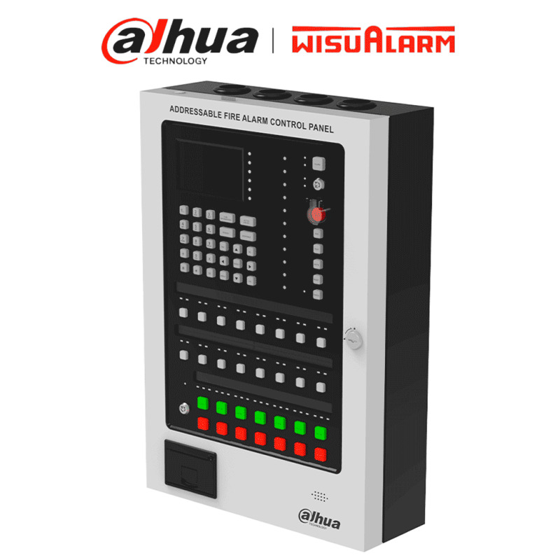 DAHUA WISUALARM HY-1022 - Panel de Detetección de Incendio Direccionable/ 254 Dispositivos 2 Hilos sin Polaridad/ Pantalla de 4.3"/ Largo Historial de Eventos/ Protección contra cortocircuito, circuito abierto y sobrecorriente/ #LoNuevo