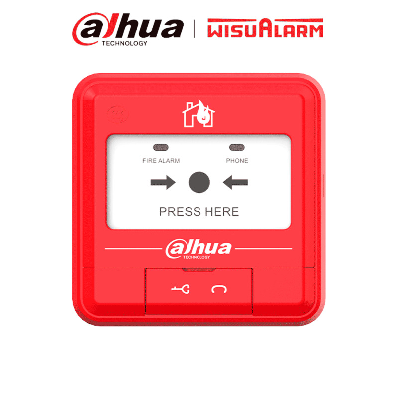 DAHUA WISUALARM DHI-HY-C121 -  Estacion Manual de Alarma de Emergencia Convencional/ 2 Hilos sin Polaridad/ Cumple con Norma EN54-11:2001 Pruebas EMC/ Alarma Visual/ #LoNuevo #Wisualarm image 2