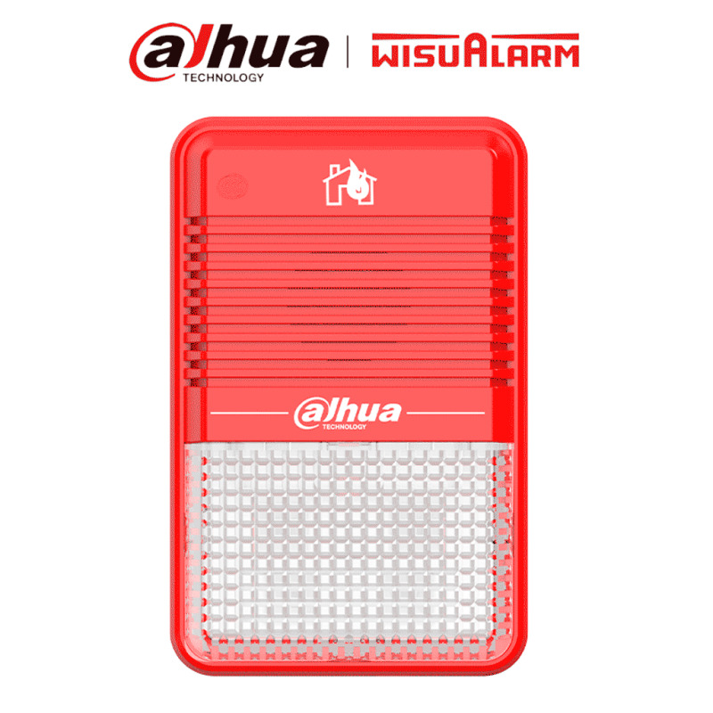 DAHUA WISUALARM DHI-HY-C151 - Estrobo Sirena Convencional de 75 dB(A) a 3 m/  Cumple con Norma: EN54-3:2014,EN54-23:2010  /2 Hilos, #LoNuevo #Wisualarm image 2