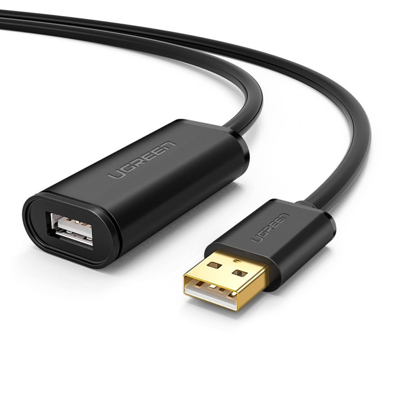 Cable de Extensión Activo USB 20 / 5 Metros / MachoHembra / Booster individual FE11S incorporado / Velocidad de hasta 480 Mbps / Ideal para impresoras consolas  Webcam etc