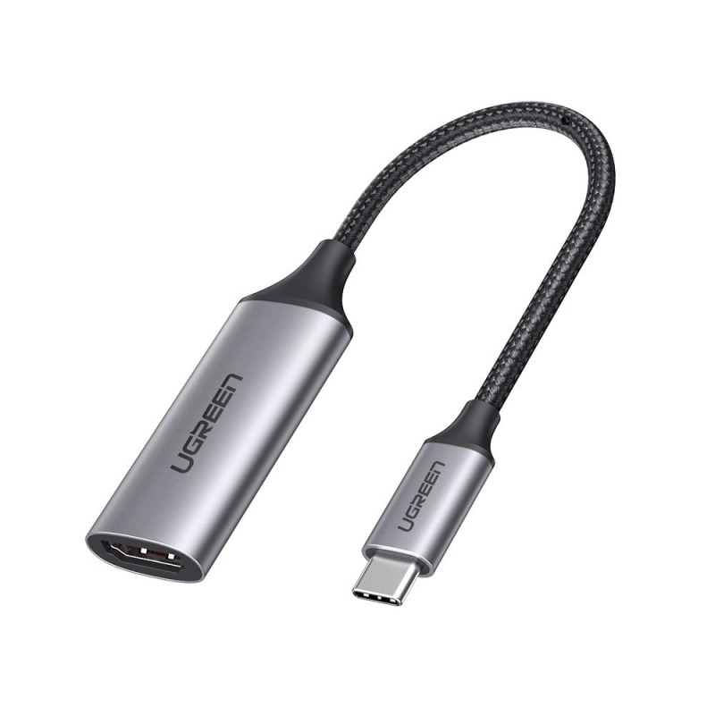 Cable Adaptador USB C a HDMI 4K60Hz / Convertidor Thunderbolt 3 / Caja de Aluminio / HDMI V20 / 3D / Longitud del cable 10cm