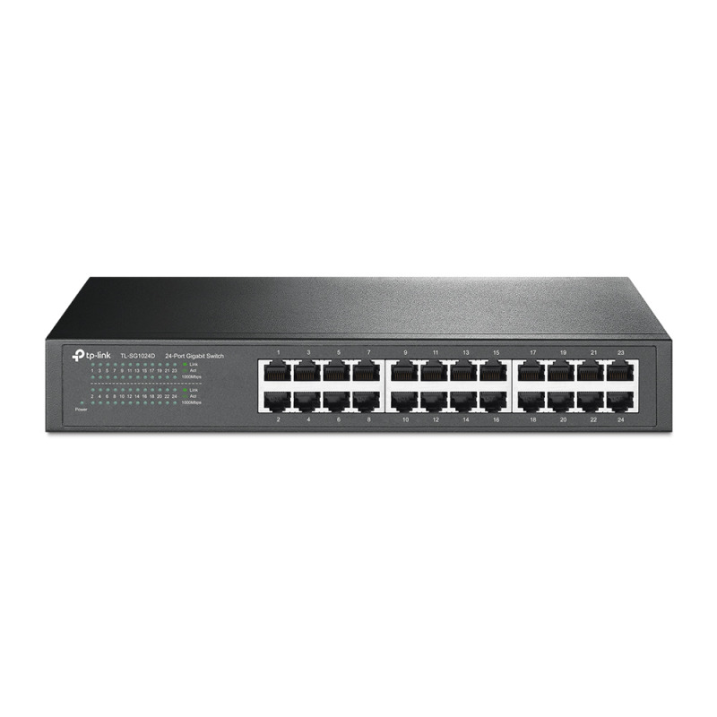 Switch Gigabit no administrable de 24 puertos 10/100/1000 Mbps para escritorio/rack image 4