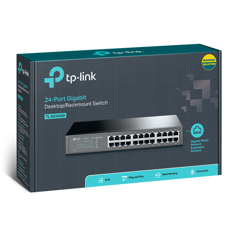 Switch Gigabit no administrable de 24 puertos 10/100/1000 Mbps para escritorio/rack image 20