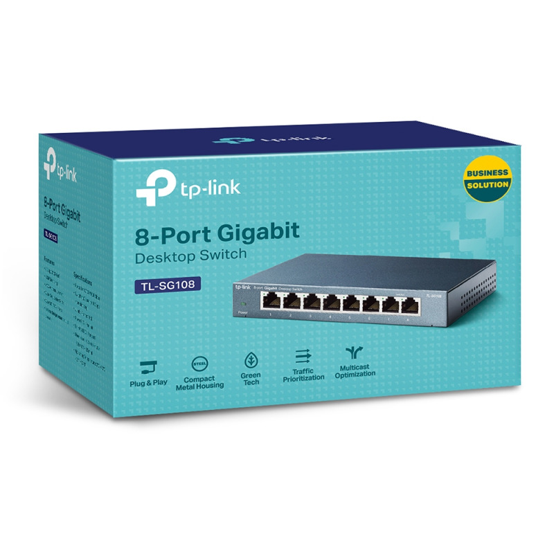 Switch Gigabit no administrable de 8 puertos 10/100/1000 Mbps  image 7